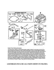 Starter Motor/Magneto Armature Diagram and Parts List for 124T05-0947-EA  Briggs and Stratton Engine